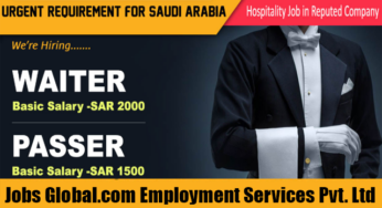 Golden Opportunity For 35 Candidates To Work In Saudi