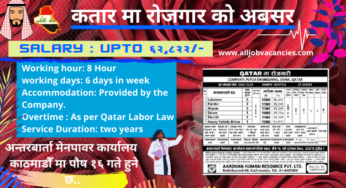 Job vacancy in Qatar for Nepali – Pepco Engineering