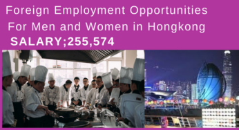 Foreign Employment Opportunities For Men and Women in Hongkong