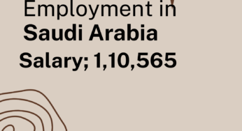 Demand For Foreign Employment in Saudi Arbia, Salary; 1,10,565