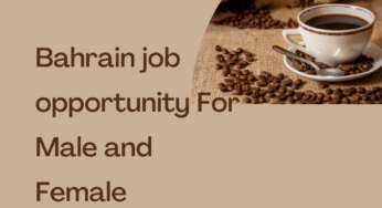 Bahrain Job Opportunity For Male And Female For Barista