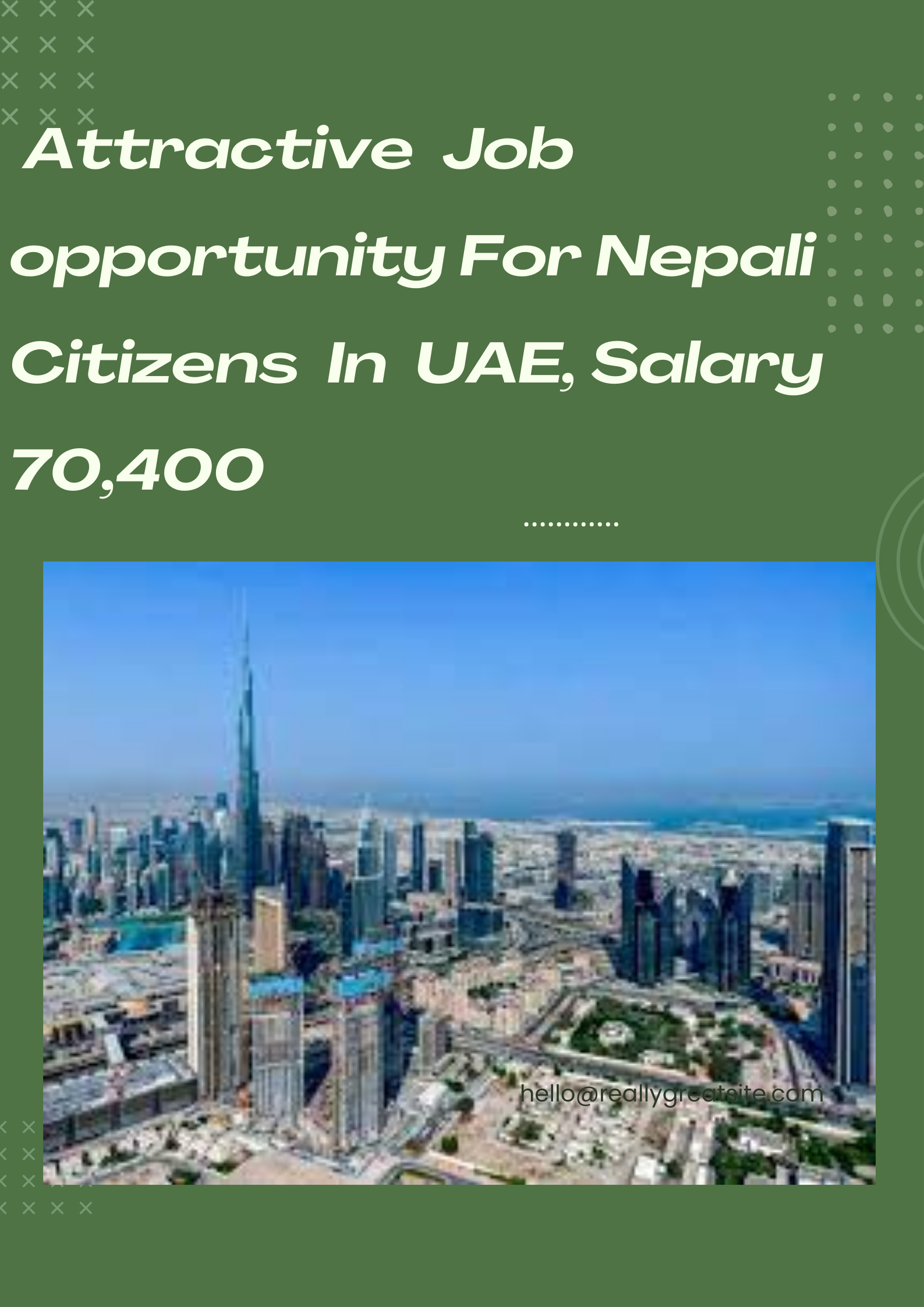 Attractive Job Opportunity in Foreign For Nepali Citizens, Salary 70,400